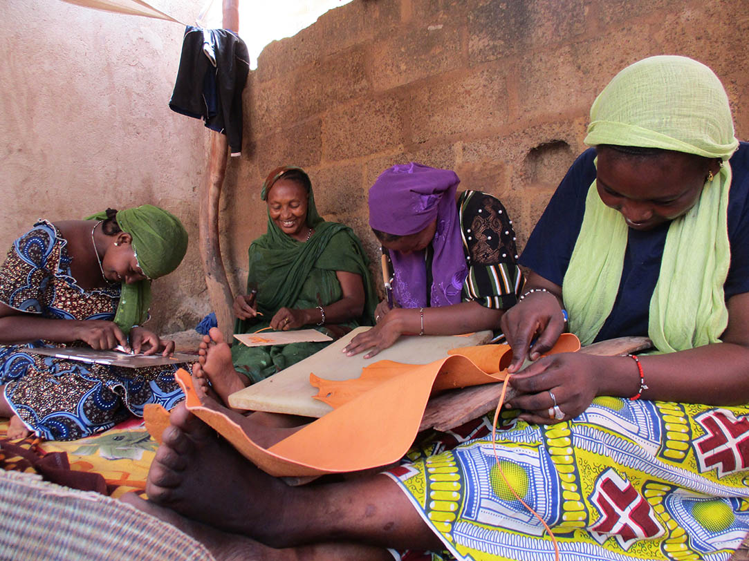 artisanat touareg, travail des femmes